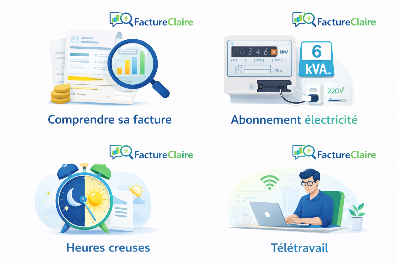 Comprendre sa facture d’électricité : abonnement, consommation et taxes expliqués simplement